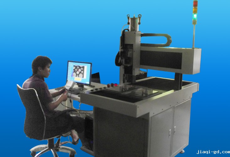 CCD定位双工作台点胶机