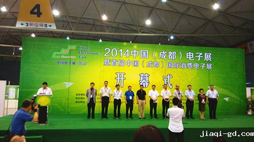 成都电子展领导出席开幕式