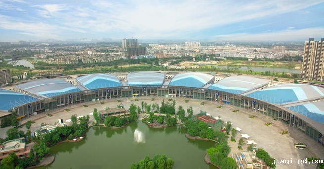 成都电子展馆俯视图